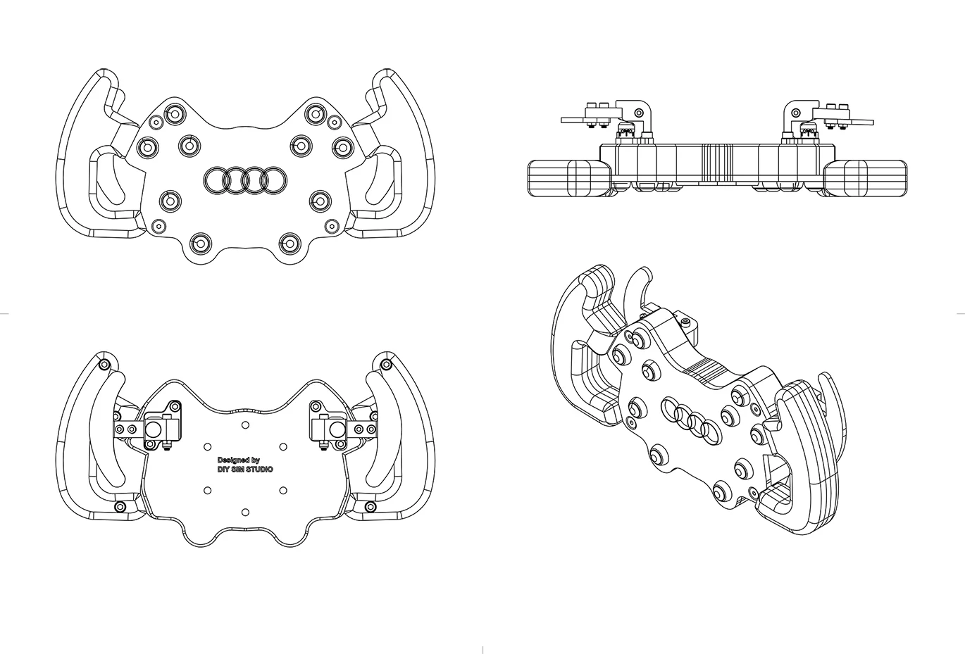 DIY Audi DTM Steering Wheel – Free CAD Plans - Image 6