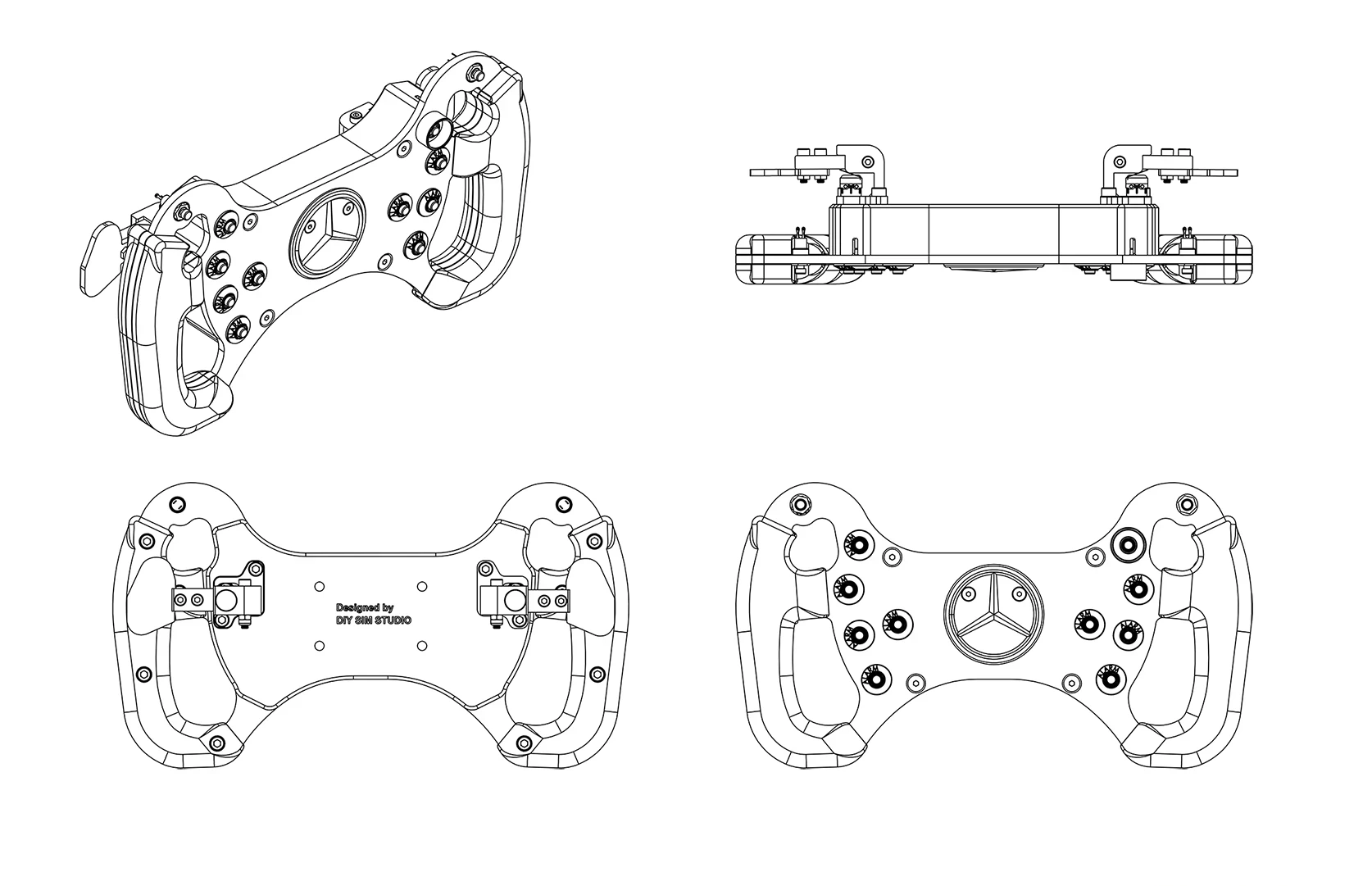 DIY Mercedes AMG GT3 Steering Wheel - Image 7