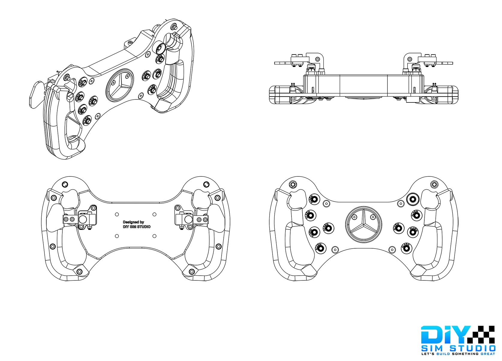 DIY Mercedes AMG GT3 Steering Wheel - Image 4