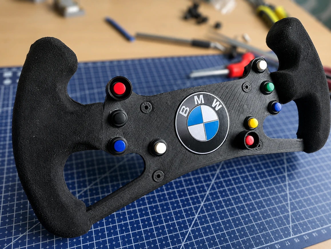 DIY BMW DTM Steering Wheel