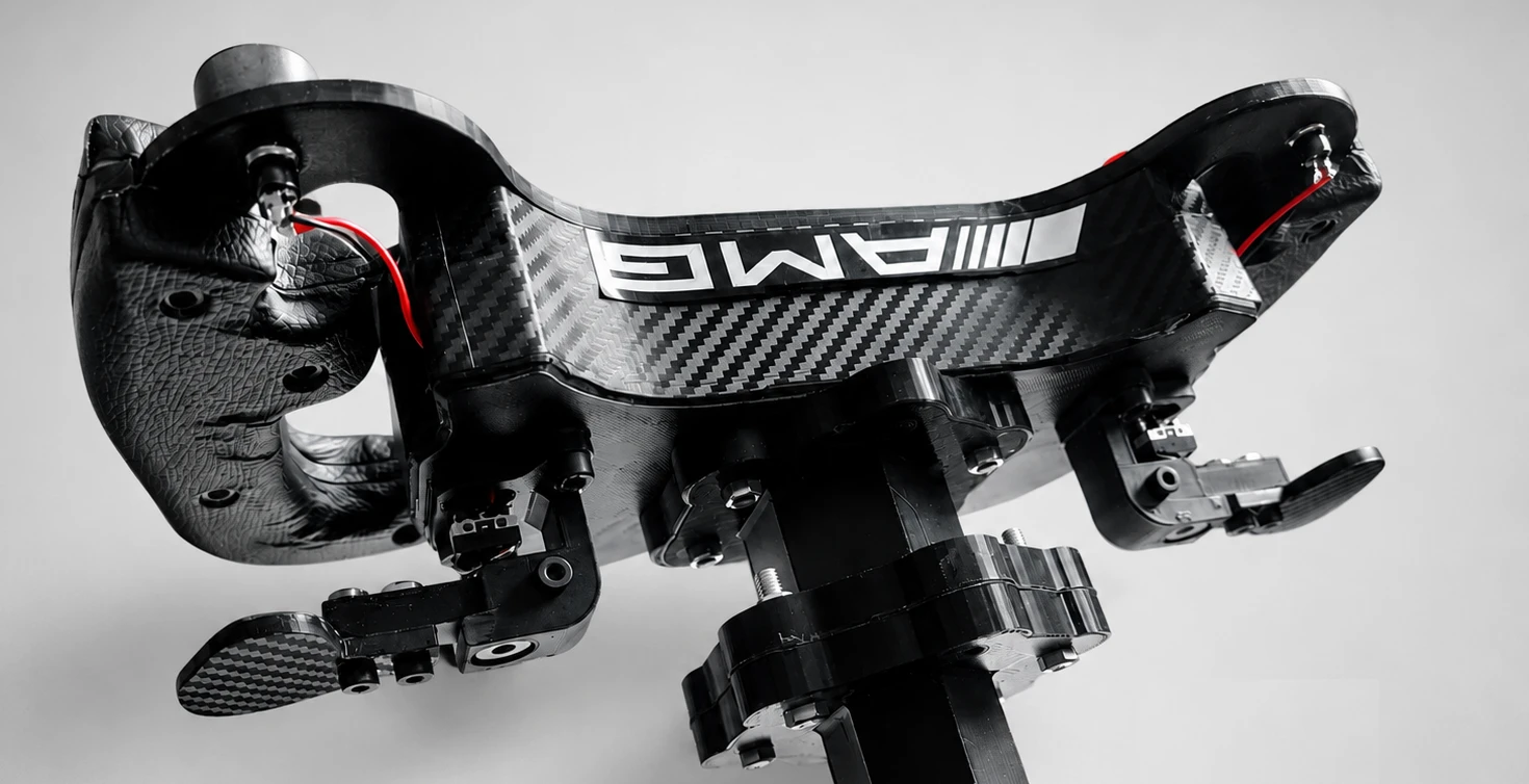 amg diy wheel sim racing