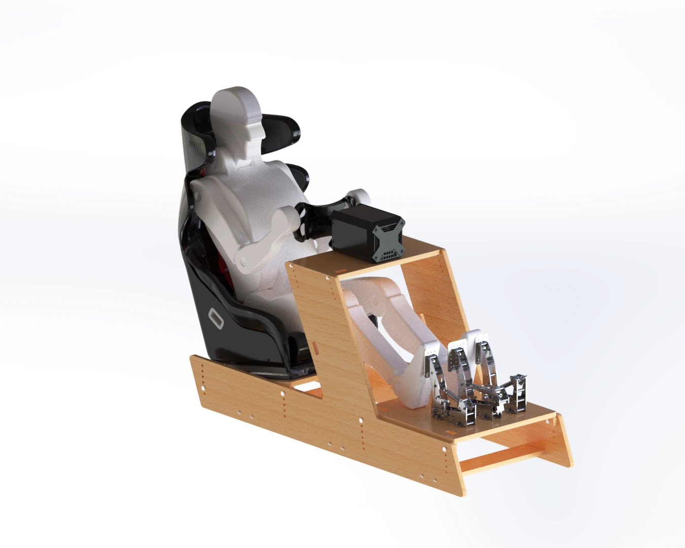 DIY Wood Sim Racing Rig