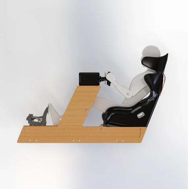 Timber Cotpi Sim Racing Basic DIY Wood Sim Rig - Premium CAD Plans - DIY Sim Studio