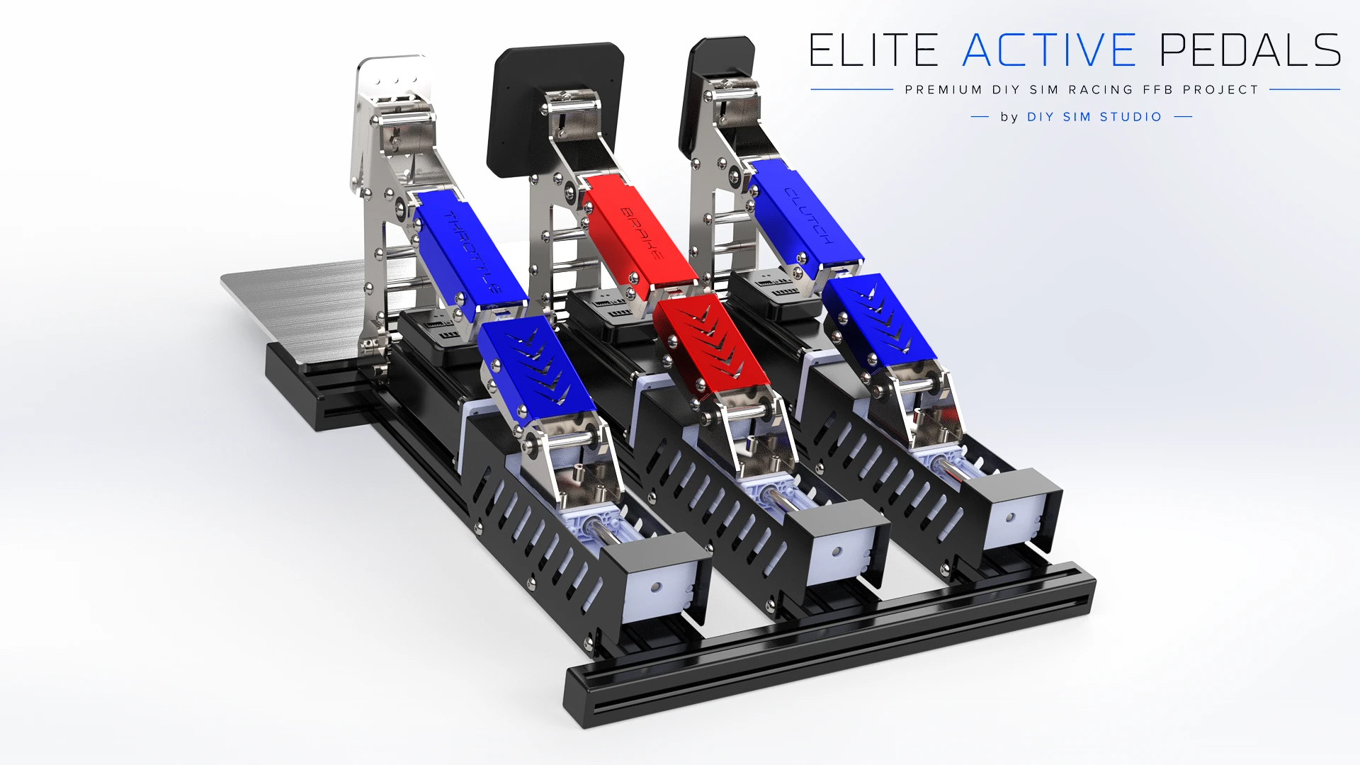 Elite Active Pedals Premium DIY Sim Racing FFB Project