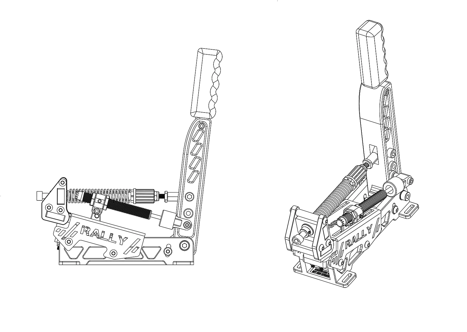 DIY Sim Racing Load Cell Handbrake - CAD Plans - Image 3