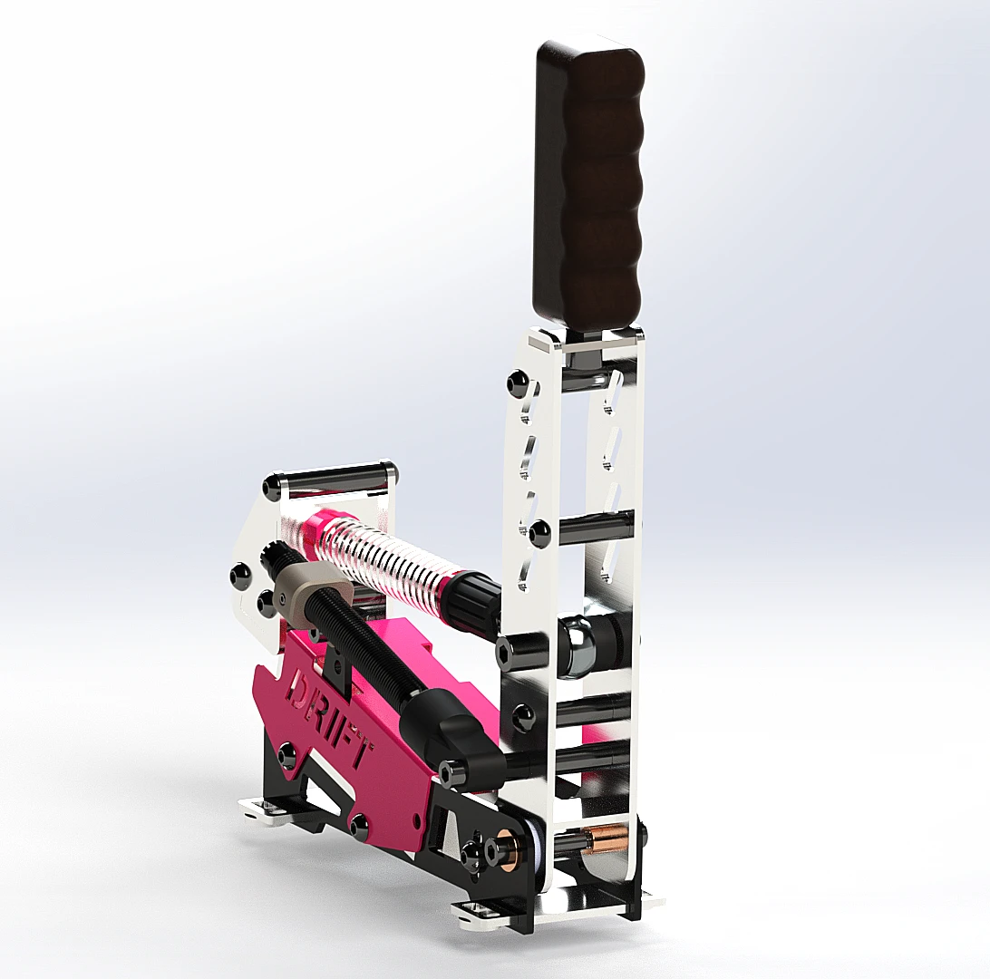 SteelForce Control Handbrake 02 Premium CAD Plans for DIY Sim Racing Project