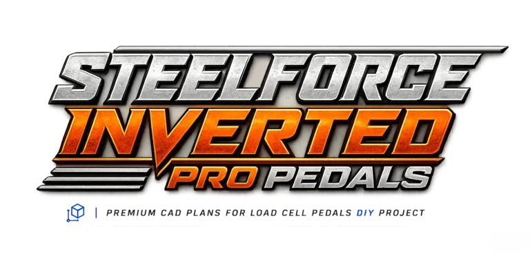SteelForce Inveted Pro Pedals - CAD Plans for DIY Load Cell Pedals