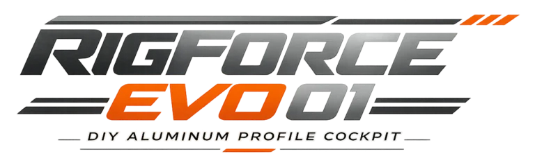 RigForce EVO 01 DIY Aluminum Sim Racing Cockpit Plans