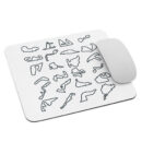 Racing Tracks Mouse pad