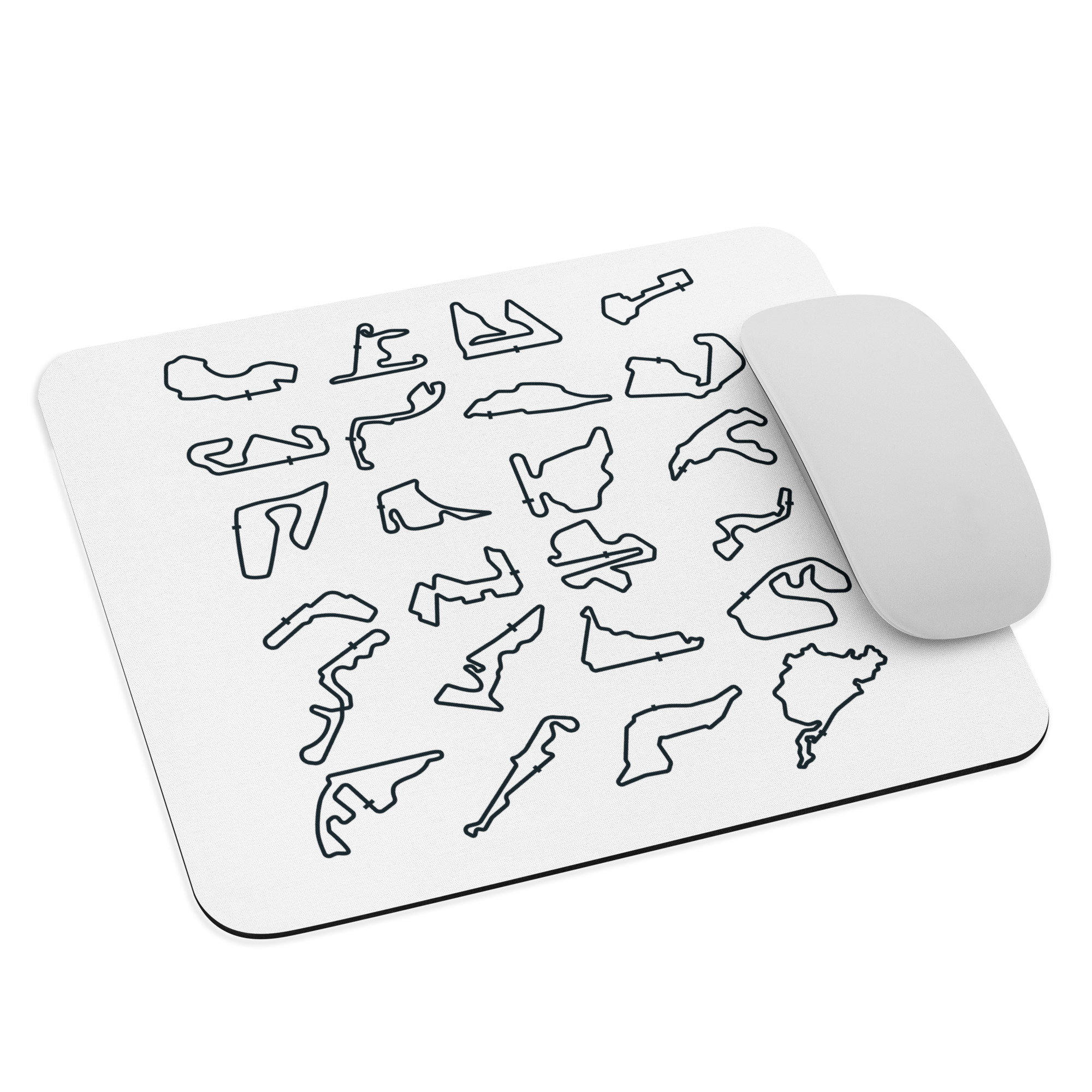 Racing Tracks Mouse pad
