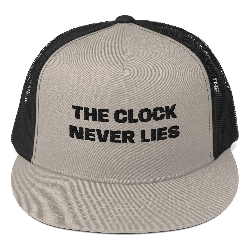 THE CLOCK NEVER LIES - Trucker Cap - Image 9