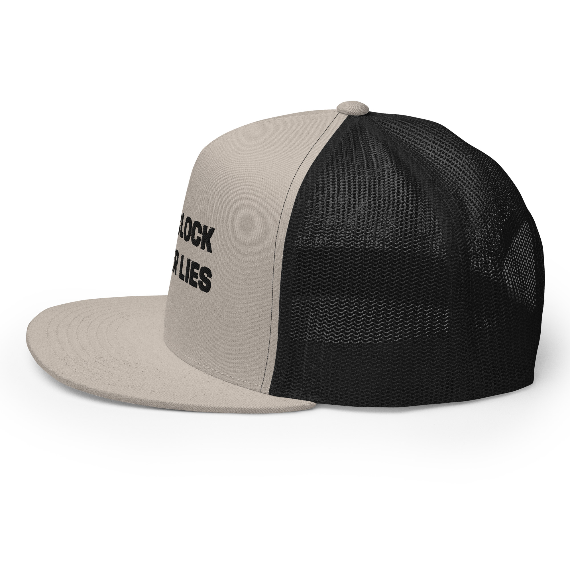 THE CLOCK NEVER LIES - Trucker Cap - Image 10