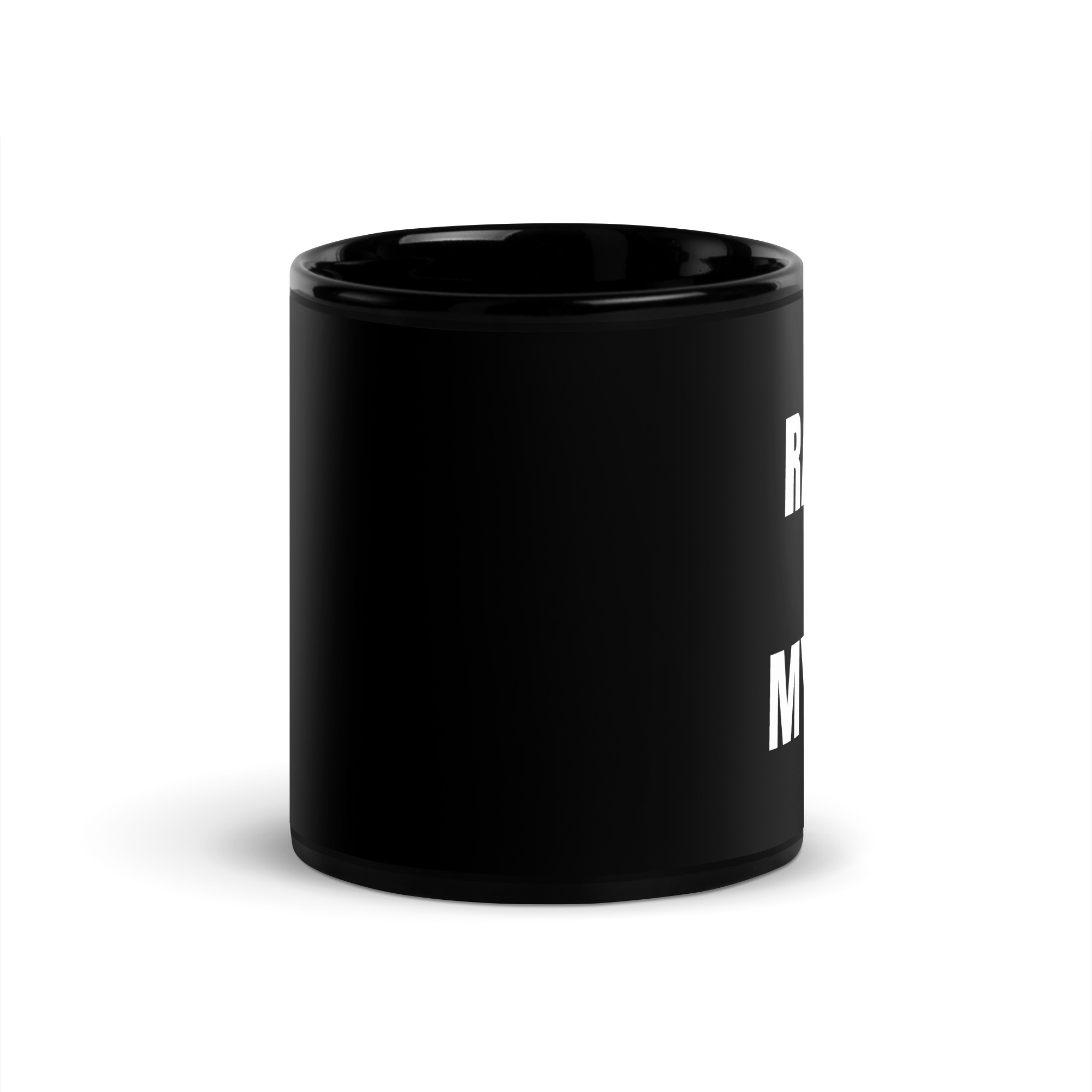 RACING IS IN MY DNA - Black Glossy Mug - Image 3