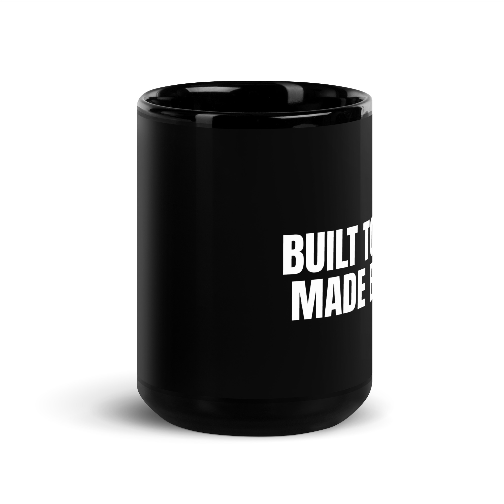 BUILT TO RACE. MADE BY YOU. - Black Glossy Mug - Image 6