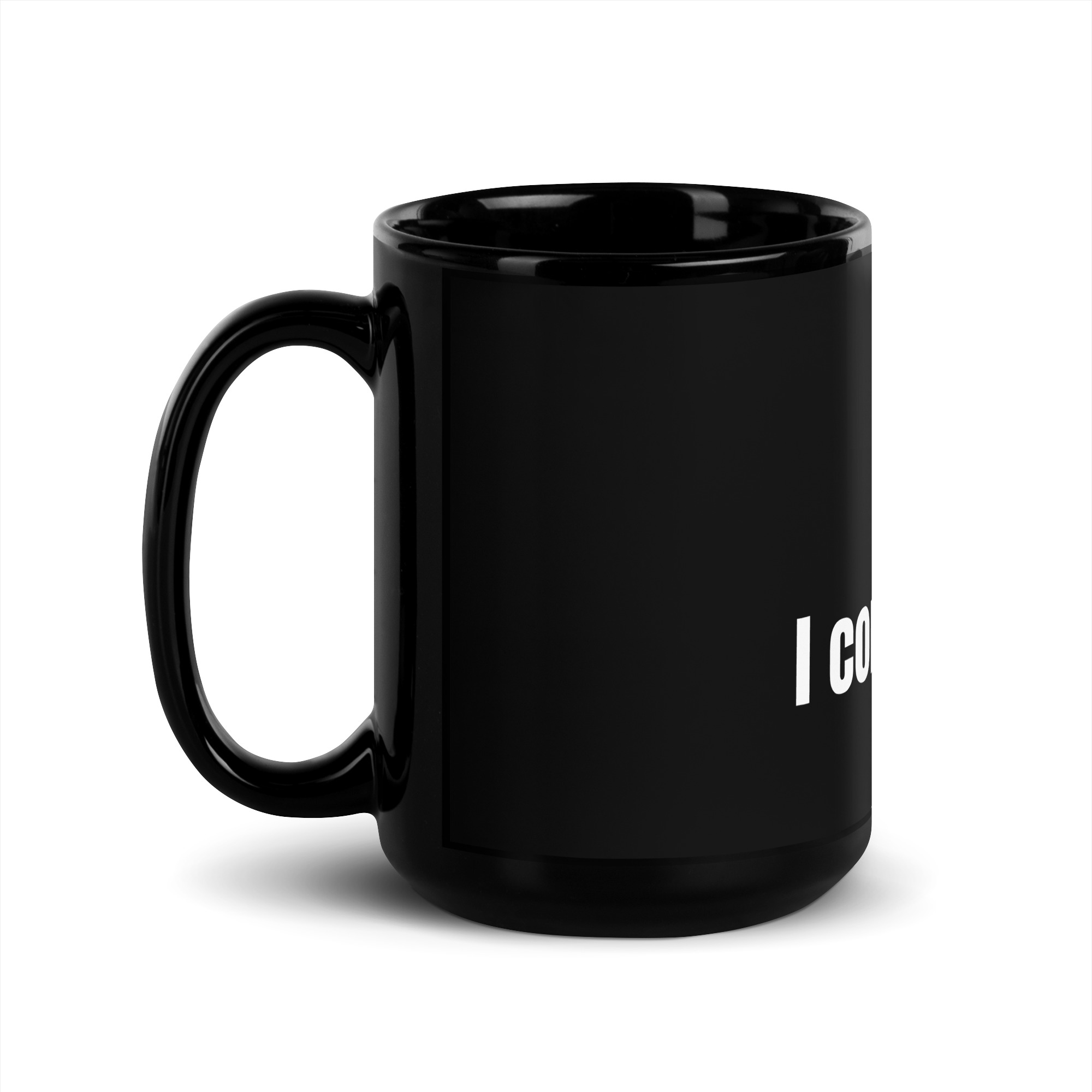 I came, I saw, I conquered - Black Glossy Mug - Image 6